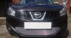 1 539 р. Сетка на бампер Russtal (хром) Nissan Qashqai 2 J11 рестайлинг (2017-2022)  с доставкой в г. Пермь. Увеличить фотографию 6