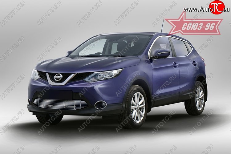 5 624 р. Декоративный элемент воздухозаборника Souz-96 (d10) Nissan Qashqai 2 J11 рестайлинг (2017-2022)  с доставкой в г. Пермь