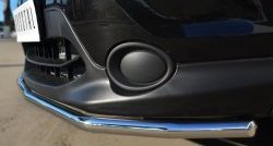 13 699 р. Одинарная защита переднего бампера диаметром 42 мм SLITKOFF  Nissan Qashqai  2 (2013-2019) J11 дорестайлинг  с доставкой в г. Пермь. Увеличить фотографию 3