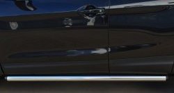 70 999 р. Защита порогов из круглой трубы диаметром 63 мм Russtal Nissan Qashqai 2 J11 дорестайлинг (2013-2019) (Защита порогов с со скосами на торцах (вариант 1))  с доставкой в г. Пермь. Увеличить фотографию 6