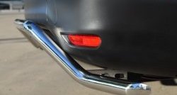 14 399 р. Защита заднего бампера (Ø42 мм волна, нержавейка) SLITKOFF  Nissan Qashqai  2 (2013-2019) J11 дорестайлинг  с доставкой в г. Пермь. Увеличить фотографию 3