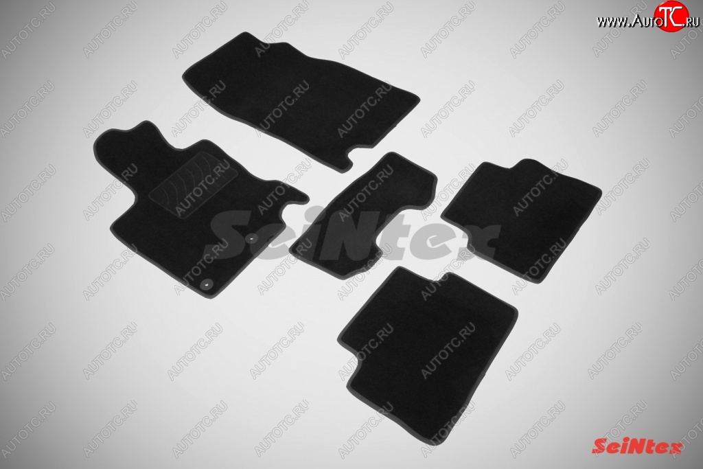 3 099 р. Коврики в салон (английская сборка) SeiNtex Premium LUX 4 шт. (ворсовые) Nissan Qashqai 2 J11 рестайлинг (2017-2022)  с доставкой в г. Пермь