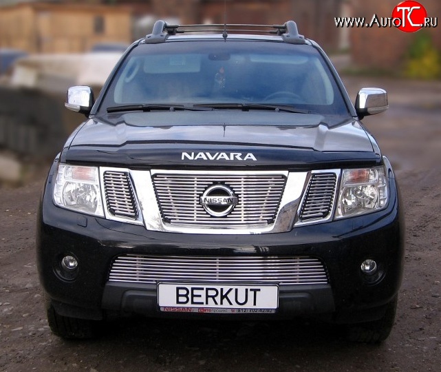 5 799 р. Декоративная вставка воздухозаборника (рестайлинг) Berkut Nissan Pathfinder R51 рестайлинг (2009-2014)  с доставкой в г. Пермь