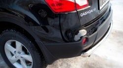 15 249 р. Одинарная защита заднего бампера из трубы диаметром 63 мм SLITKOFF Nissan Qashqai +2 1 J10 рестайлинг (2010-2014)  с доставкой в г. Пермь. Увеличить фотографию 2