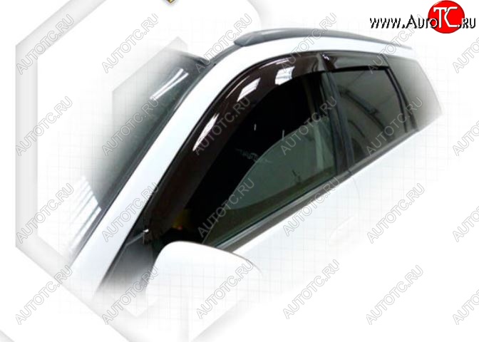 1 899 р. Дефлектора окон CA-Plastic  Nissan Wingroad  2 Y11 (2001-2005) рестайлинг универсал (Classic полупрозрачный, Без хром.молдинга)  с доставкой в г. Пермь