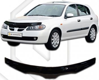 Дефлектор капота CA-Plastic Nissan Almera  N16 (2000-2003) седан дорестайлинг