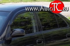 999 р. Комплект дефлекторов окон (ветровиков) 4 шт. (седан) Russtal Nissan Almera N16 седан дорестайлинг (2000-2003)  с доставкой в г. Пермь