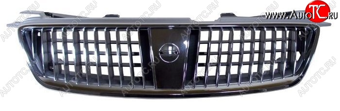 2 299 р. Решётка радиатора (до рестайлинг) SAT Nissan Bluebird Sylphy седан G10 дорестайлинг (2000-2003) (Неокрашенная)  с доставкой в г. Пермь