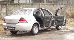 1 999 р. Накладки на порожки автомобиля RA Nissan Almera N16 седан дорестайлинг (2000-2003) (Комплект (4 шт.))  с доставкой в г. Пермь. Увеличить фотографию 2