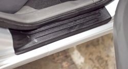 1 999 р. Накладки на порожки автомобиля RA Nissan Almera N16 седан дорестайлинг (2000-2003) (Комплект (4 шт.))  с доставкой в г. Пермь. Увеличить фотографию 3