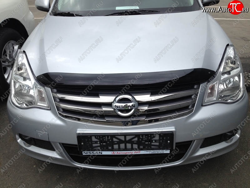 3 299 р. Дефлектор капота NovLine-Autofamily Nissan Almera G15 седан (2012-2019)  с доставкой в г. Пермь