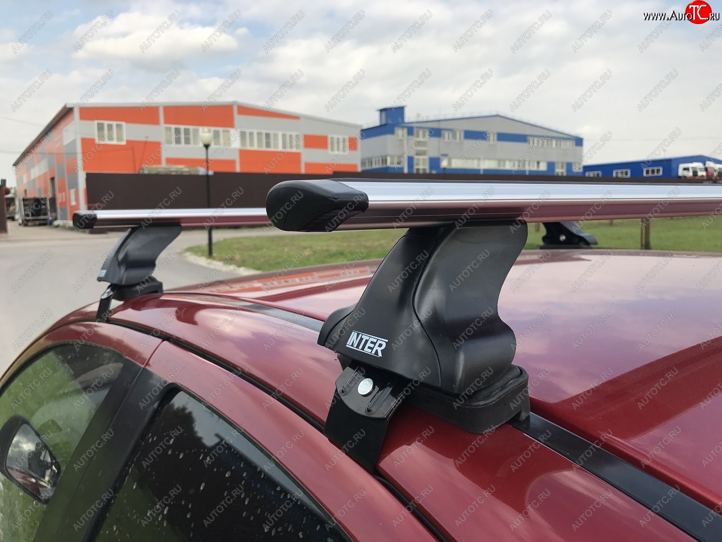 2 499 р. Комплект опор багажника INTER Nissan Almera G15 седан (2012-2019)  с доставкой в г. Пермь