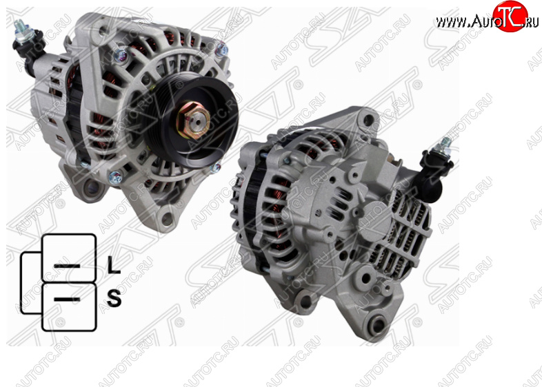 12 549 р. Генератор SAT (12V/80A)  Nissan Almera  N15 - Sunny  N14  с доставкой в г. Пермь