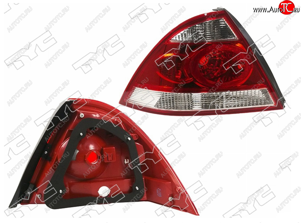 5 299 р. Левый фонарь задний (EURO) TYC Nissan Almera Classic седан B10 (2006-2013)  с доставкой в г. Пермь