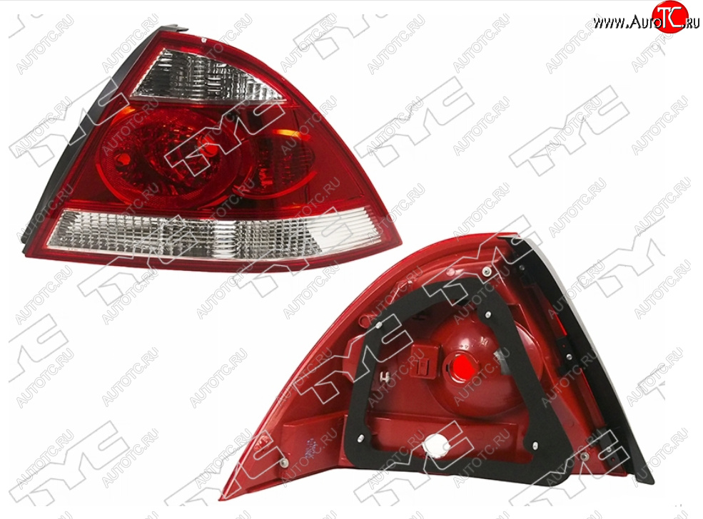 5 299 р. Правый фонарь задний (EURO) TYC Nissan Almera Classic седан B10 (2006-2013)  с доставкой в г. Пермь