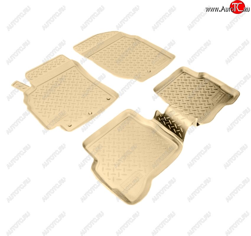 2 759 р. Коврики салона Norplast Unidec  Nissan Almera Classic  седан (2006-2013) B10 (Цвет: бежевый)  с доставкой в г. Пермь