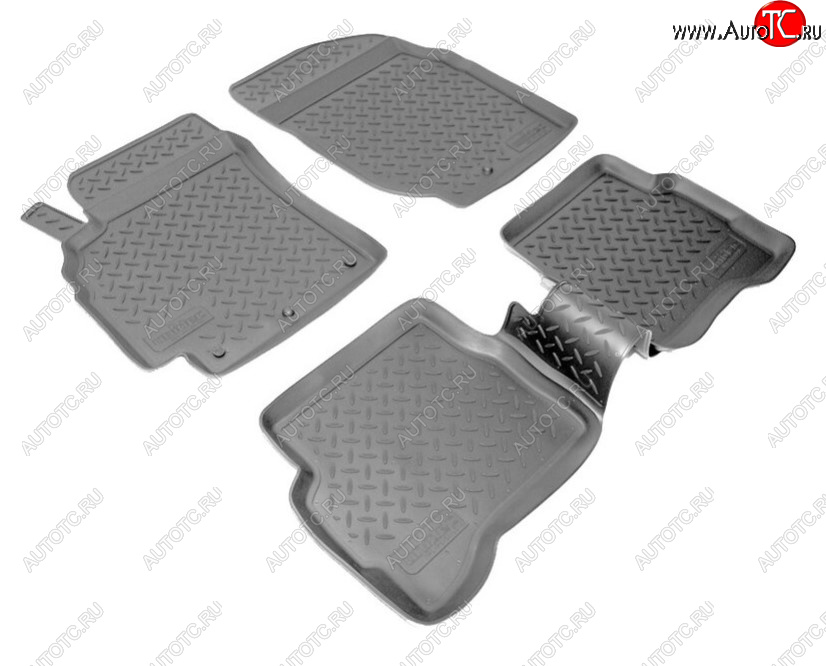 2 139 р. Комплект ковриков в салон Norplast Unidec  Nissan Almera Classic  седан (2006-2013) B10 (Цвет: черный)  с доставкой в г. Пермь