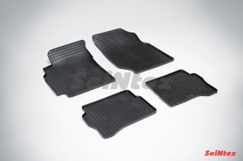 Износостойкие коврики в салон Seintex - Сетка Nissan Almera Classic  седан (2006-2013) B10