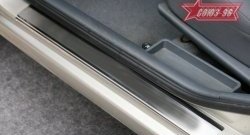2 474 р. Накладки на внутренние пороги Souz-96 Nissan Almera Classic седан B10 (2006-2013)  с доставкой в г. Пермь. Увеличить фотографию 2