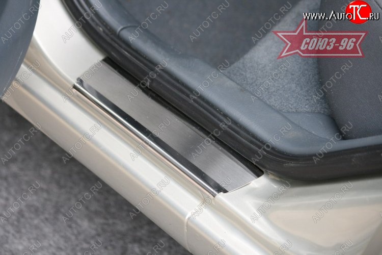 2 474 р. Накладки на внутренние пороги Souz-96 Nissan Almera Classic седан B10 (2006-2013)  с доставкой в г. Пермь