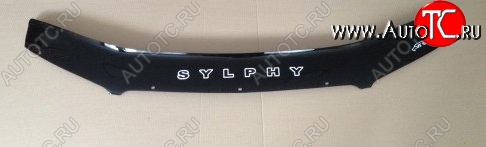 999 р. Дефлектор капота Russtal Nissan Bluebird Sylphy седан G10 дорестайлинг (2000-2003)  с доставкой в г. Пермь