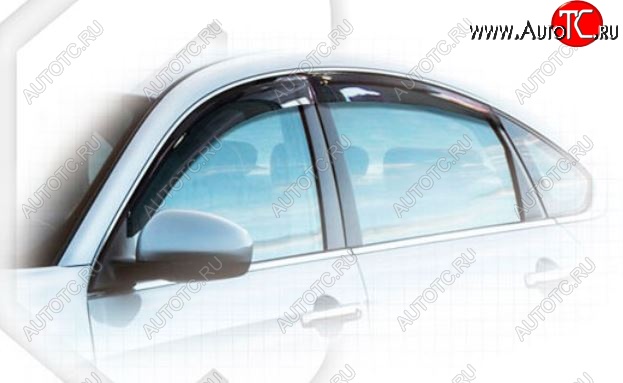 1 999 р. Дефлектора окон CA-Plastiс  Nissan Bluebird Sylphy  седан (2005-2012) G11 (Classic полупрозрачный, Без хром.молдинга)  с доставкой в г. Пермь
