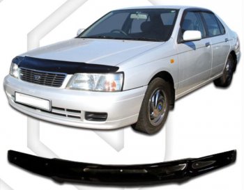 Дефлектор капота CA-Plastic Nissan Bluebird  седан (1996-2001) U14 дорестайлинг, U14 рестайлинг