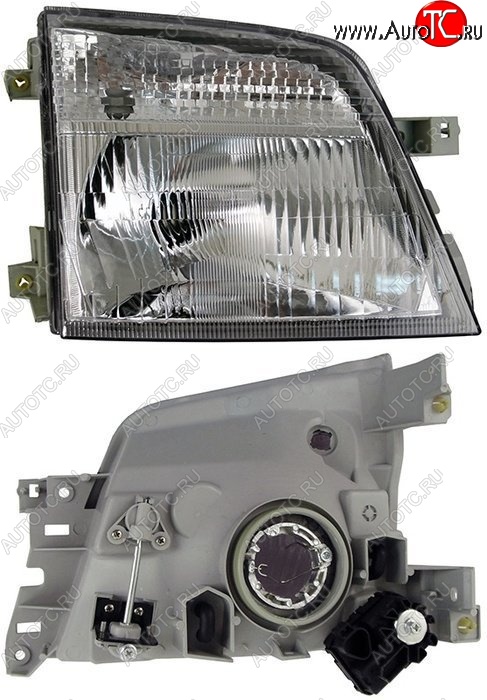 2 099 р. Правая фара SAT Nissan Caravan E25 E25 правый руль (2001-2012)  с доставкой в г. Пермь
