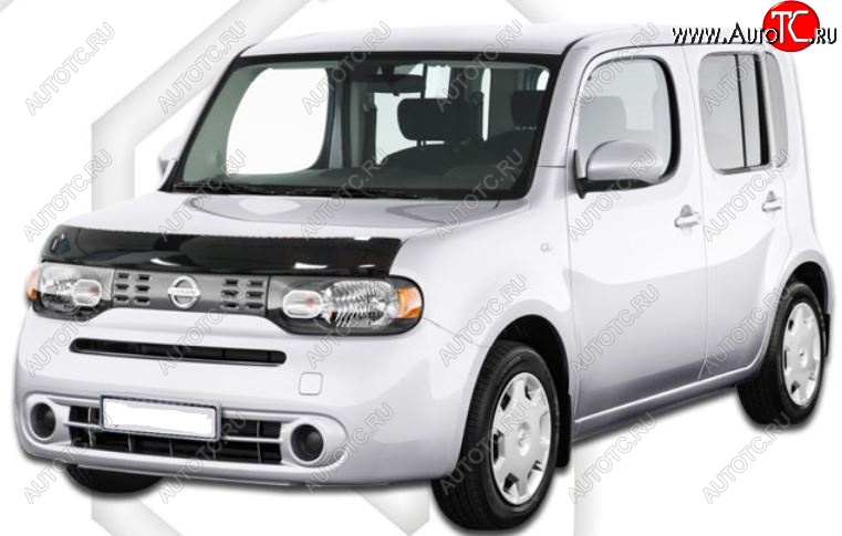 1 999 р. Дефлектор капота CA-Plastic Nissan Cube 3 (2008-2025) (Classic черный, Без надписи) с доставкой в г. Пермь Увеличить фотографию 1 1 999 р. Дефлектор капота CA-Plastic Nissan Cube 3 (2008-2025) (Classic черный, Без надписи) с доставкой в г. Пермь