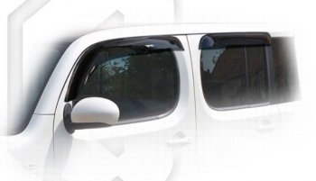 Дефлектора окон CA-Plastiс Nissan Cube  3 (2008-2025) (Classic полупрозрачный)