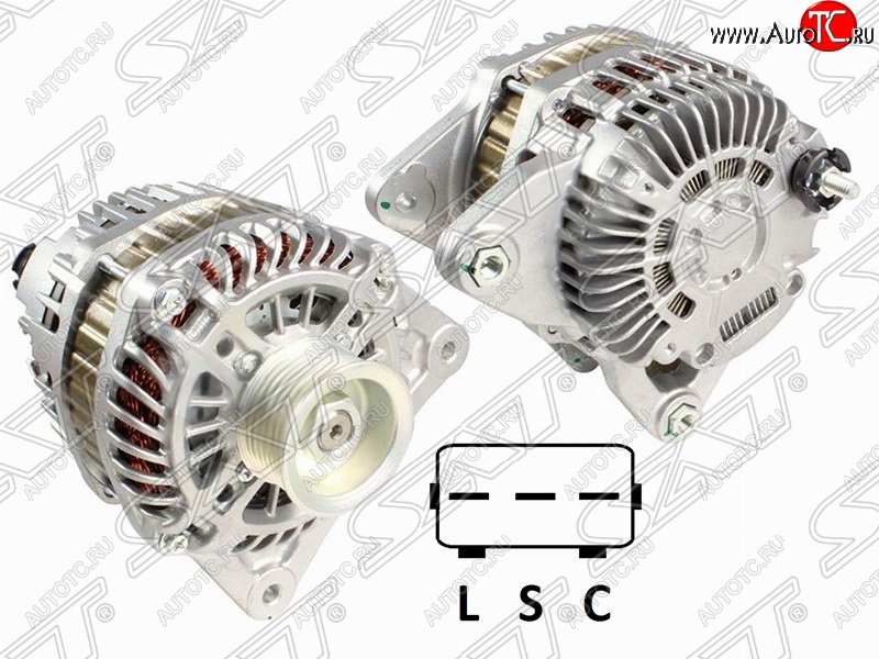 13 949 р. Генератор (1.6 F15E) SAT Nissan Cube 3 (2008-2025)  с доставкой в г. Пермь