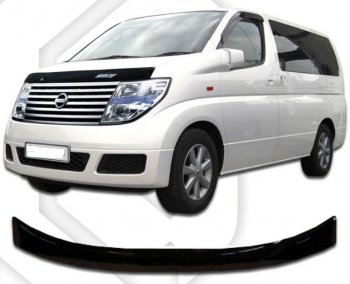 Дефлектор капота CA-Plastic Nissan Elgrand  2 (2002-2004) дорестайлинг