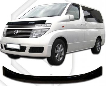 Дефлектор капота CA-Plastic Nissan Elgrand  2 (2004-2010) рестайлинг