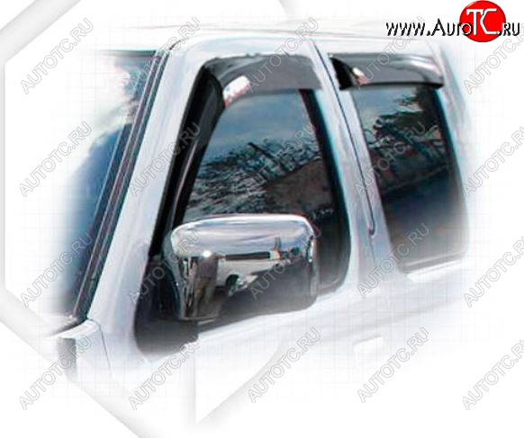 2 089 р. Дефлектора окон CA-Plastiс  Nissan Frontier  1 (2001-2005) рестайлинг (Classic полупрозрачный)  с доставкой в г. Пермь