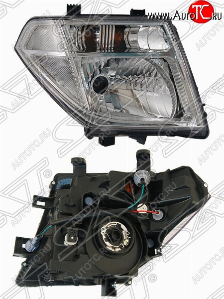 4 099 р. Правая фара передняя SAT Nissan Pathfinder R51 дорестайлинг (2004-2007)  с доставкой в г. Пермь