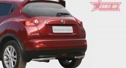 Защита заднего бампера Souz-96 4x2 (d42) Nissan Juke  1 YF15 (2010-2020) дорестайлинг, рестайлинг