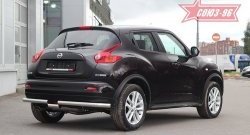 Защита заднего бампера 4x4 Souz-96 Premium (d60) Nissan Juke  1 YF15 (2010-2020) дорестайлинг, рестайлинг
