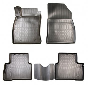 Комплект ковриков в салон Norplast Unidec Nissan Juke  1 YF15 (2010-2014) дорестайлинг (Цвет: черный)