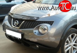 3 299 р. Дефлектор капота NovLine Nissan Juke 1 YF15 дорестайлинг (2010-2014)  с доставкой в г. Пермь