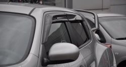 12 049 р. Комплект дефлекторов окон Impul Nissan Juke 1 YF15 дорестайлинг (2010-2014)  с доставкой в г. Пермь. Увеличить фотографию 3