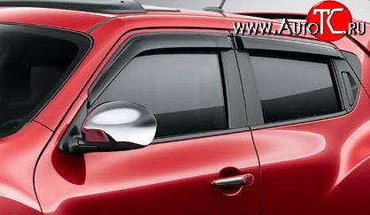 3 199 р. Дефлекторы окон (ветровики) Novline 4 шт Nissan Juke 1 YF15 дорестайлинг (2010-2014)  с доставкой в г. Пермь