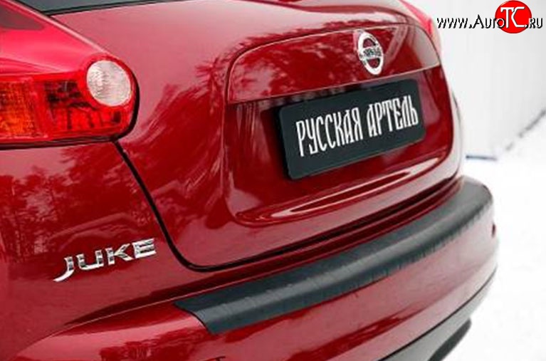 1 389 р. Накладка RA на задний бампер Nissan Juke 1 YF15 дорестайлинг (2010-2014)  с доставкой в г. Пермь