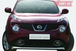 15 749 р. Защита переднего бампера одинарная Souz-96 (d76)  Nissan Juke  1 YF15 (2010-2014) дорестайлинг  с доставкой в г. Пермь. Увеличить фотографию 2