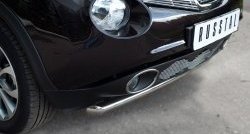 14 249 р. Одинарная защита переднего бампера SLITKOFF диаметром 63 мм (4x4)  Nissan Juke  1 YF15 (2010-2014) дорестайлинг  с доставкой в г. Пермь. Увеличить фотографию 2