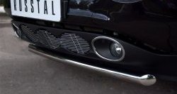 14 249 р. Одинарная защита переднего бампера SLITKOFF диаметром 63 мм (4x4)  Nissan Juke  1 YF15 (2010-2014) дорестайлинг  с доставкой в г. Пермь. Увеличить фотографию 3