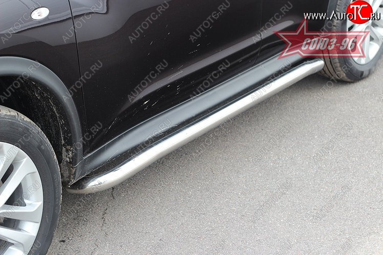 15 614 р. Защита порогов 4х2 Souz-96 (d60)  Nissan Juke  1 YF15 (2010-2014) дорестайлинг  с доставкой в г. Пермь