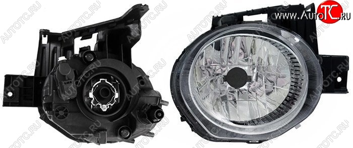 4 849 р. Правая фара SAT Nissan Juke 1 YF15 дорестайлинг (2010-2014)  с доставкой в г. Пермь