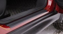 Накладки порожков салона RA Nissan Juke 1 YF15 дорестайлинг (2010-2014) (Комплект (4 шт.))