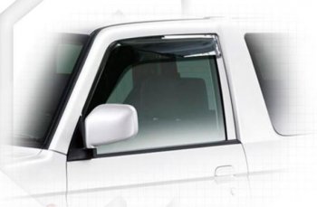 Дефлектора окон CA-Plastiс Nissan Kix (2008-2012) (Classic полупрозрачный)