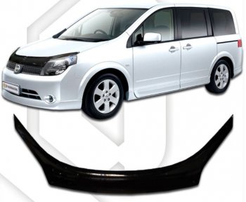 Дефлектор капота CA-Plastiс exclusive Nissan Lafesta  B30 (2004-2006) дорестайлинг